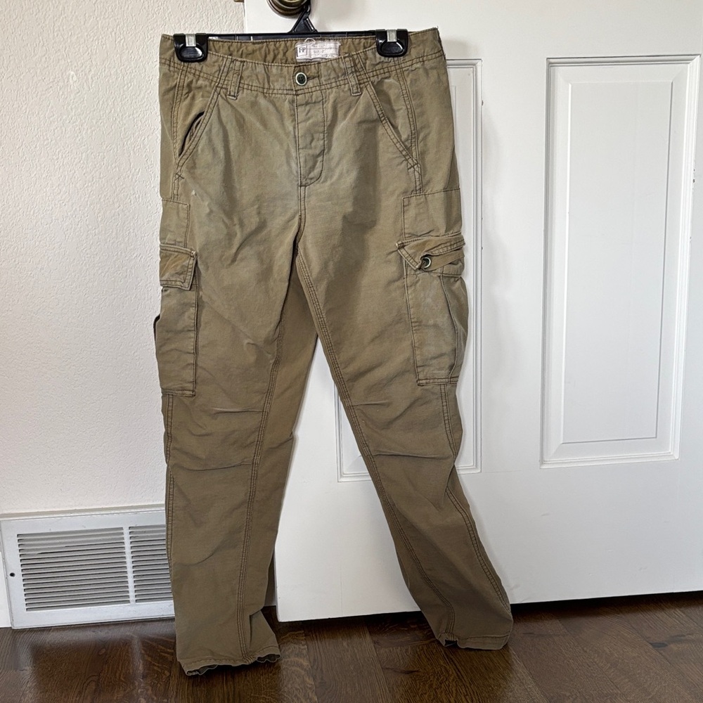 Free People army green cargo pants